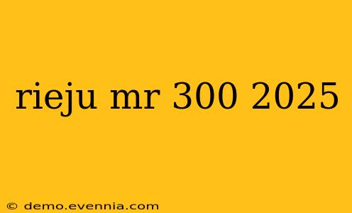 rieju mr 300 2025