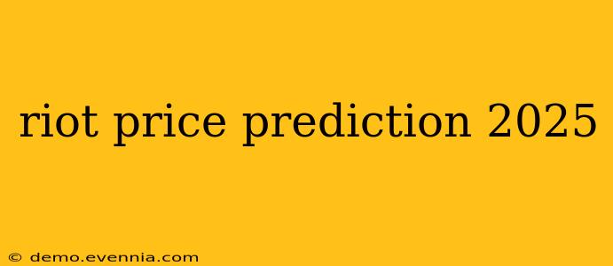 riot price prediction 2025