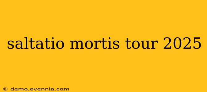 saltatio mortis tour 2025