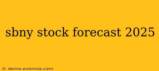 sbny stock forecast 2025