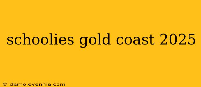 schoolies gold coast 2025