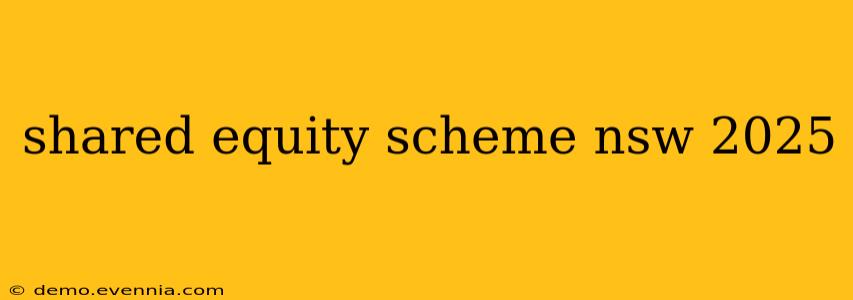 shared equity scheme nsw 2025