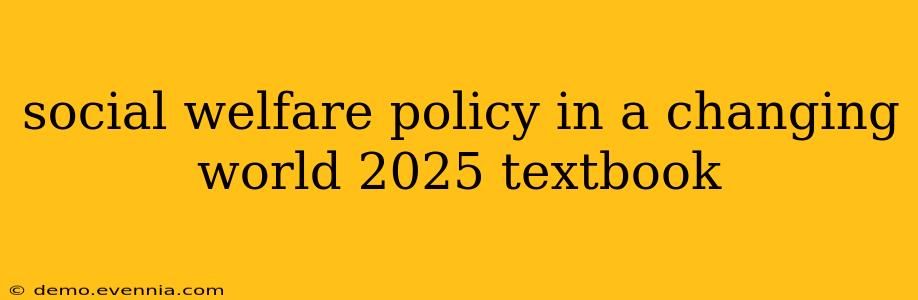 social welfare policy in a changing world 2025 textbook