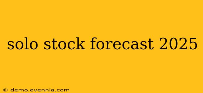 solo stock forecast 2025