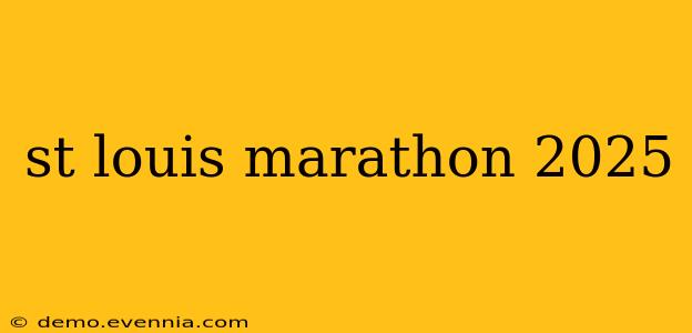 st louis marathon 2025