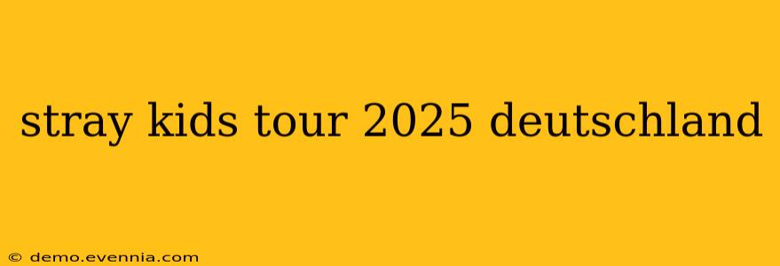 stray kids tour 2025 deutschland