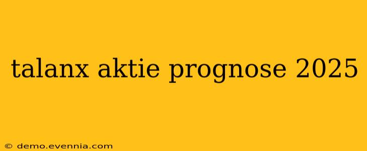 talanx aktie prognose 2025