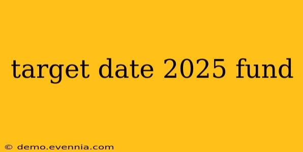 target date 2025 fund