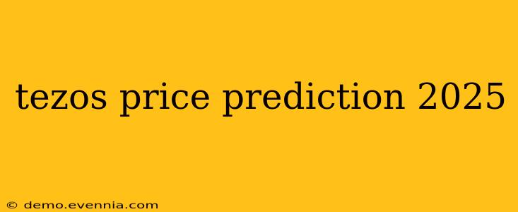 tezos price prediction 2025