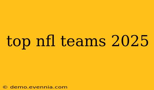 top nfl teams 2025