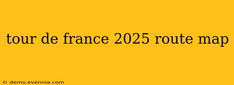 tour de france 2025 route map