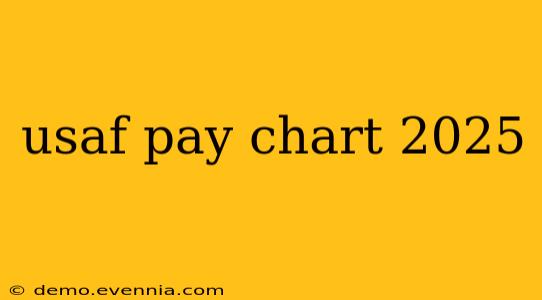 usaf pay chart 2025