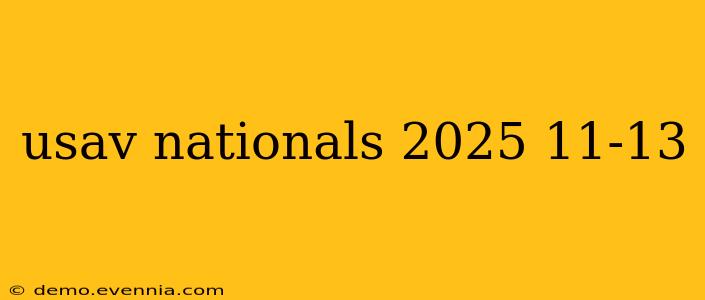 usav nationals 2025 11-13