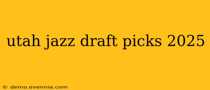 utah jazz draft picks 2025