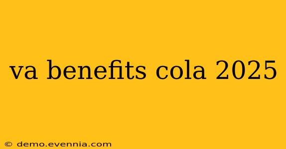 va benefits cola 2025