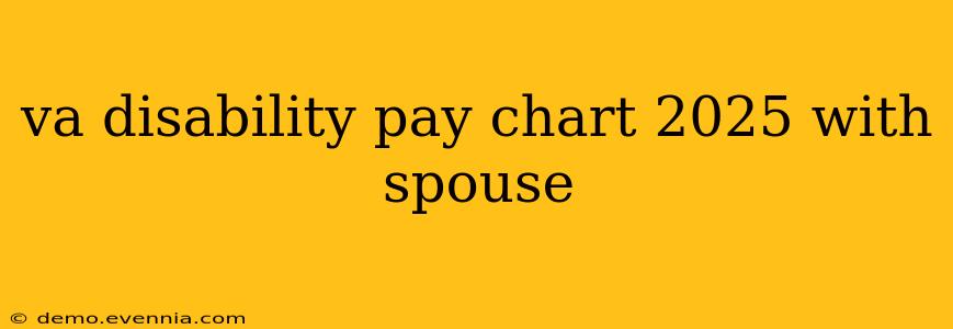 va disability pay chart 2025 with spouse