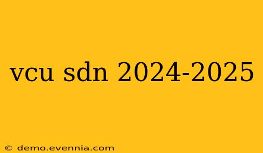 vcu sdn 2024-2025