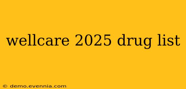 wellcare 2025 drug list