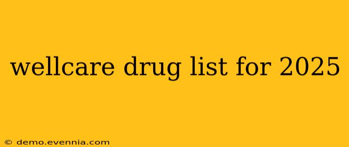 wellcare drug list for 2025