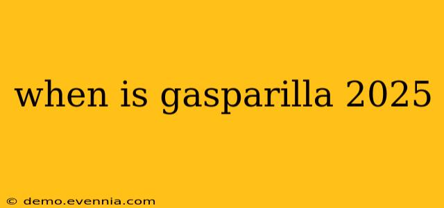 when is gasparilla 2025