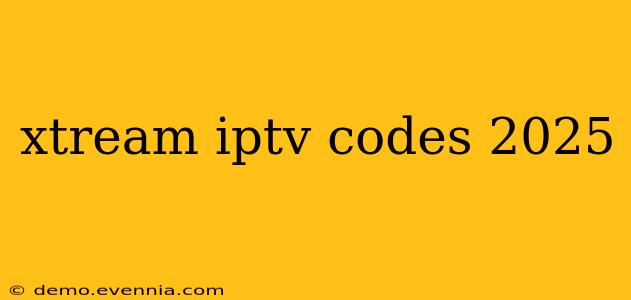 xtream iptv codes 2025