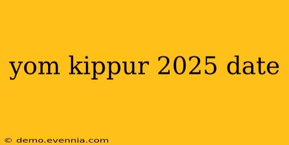 yom kippur 2025 date